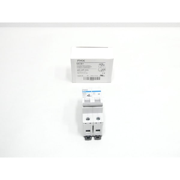 Fmx 2P 3A AMP 480V-AC MINIATURE CIRCUIT BREAKER MCB1 4D-2P-D3 - main